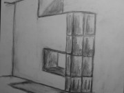 Bleisiftskizze Turm