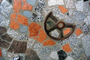 Fliese Metall - Marmor